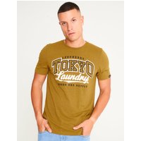 Shirts Prema Motif Cotton Jersey Grindle Shirt in Yellow Black Shirts Prema Motif Cotton Jersey Grindle Shirt in Yellow Black