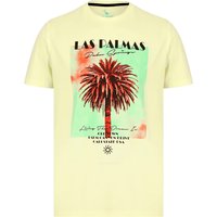 Shirts Las Palmas Motif Cotton Jersey Shirt in Transparent Yellow – South Shore Shirts Las Palmas Motif Cotton Jersey Shirt in Transparent Yellow – South Shore