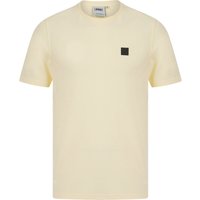 Shirts Tarot Cotton Blend Jersey Crew Neck Shirt in Pristine Cream