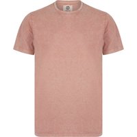 Shirts Celadon Acid Wash Cotton Jersey Crew Neck Shirt in Dusty Pink – Nordam