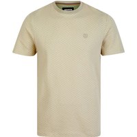 Shirts Wilditch Jacquard Weave Cotton Crew Neck Shirt in Silver Lining – Kensington Eastside