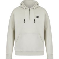 Hoodies Sweatshirts Invective Quarter Zip Neck Brushback Fleece Pullover Hoodie in Light Grey Hoodies Sweatshirts Invective Quarter Zip Neck Brushback Fleece Pullover Hoodie in Light Grey