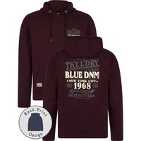 Hoodies Sweatshirts Marland Graphic Motif Brushback Fleece Pullover Hoodie with Back Print in Winetasting Hoodies Sweatshirts Marland Graphic Motif Brushback Fleece Pullover Hoodie with Back Print in Winetasting