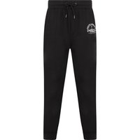 Sweatpants Coppice Brushback Fleece Cuffed Joggers in Jet Black