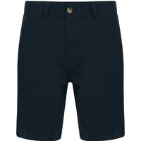 Shorts Hertzel Tailored Fit Premium Linen Cotton Blend Chino Shorts in Sky Captain Navy – Nines Collection