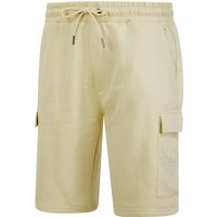 Jogger Shorts Carcle Multi-Pocket Brushback Fleece Jogger Cargo Shorts in Summer Sand