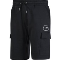 Jogger Shorts Layden Multi-Pocket Brushback Fleece Jogger Cargo Shorts in Sky Captain Navy Jogger Shorts Layden Multi-Pocket Brushback Fleece Jogger Cargo Shorts in Sky Captain Navy