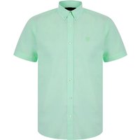 Shirts Fetlock Short Sleeve Oxford Cotton Shirt in Mint – Kensington Eastside