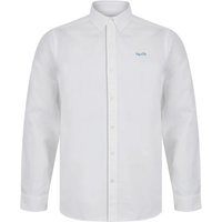 Shirts Papyrus Cotton Twill Long Sleeve Button Down Collar Shirt in Bright White