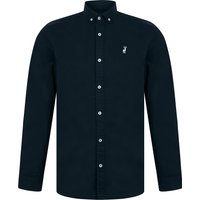 Shirts Vetiver Cotton Twill Long Sleeve Button Down Collar Shirt in Sky Captain Navy – Kensington Eastside