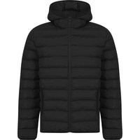 Coats Jackets Tamary Quilted Puffer Jacket with Hood in Jet Black Coats Jackets Tamary Quilted Puffer Jacket with Hood in Jet Black