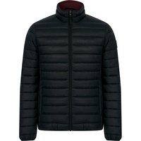Coats Jackets Nayati Funnel Neck Quilted Puffer Jacket in Jet Black Burgundy Coats Jackets Nayati Funnel Neck Quilted Puffer Jacket in Jet Black Burgundy