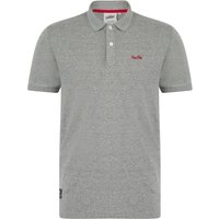 Polo Shirts Kieran Grindle Cotton Blend Jersey Polo Shirt in Light Grey Polo Shirts Kieran Grindle Cotton Blend Jersey Polo Shirt in Light Grey