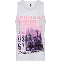 Vests Endless Motif Print Cotton Vest Top in Bright White – South Shore Vests Endless Motif Print Cotton Vest Top in Bright White – South Shore