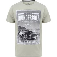 Shirts Thunderbolt Motif Cotton Jersey Shirt in Desert Sage – South Shore