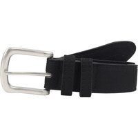 Belt George Suede Effect Faux Leather Belt in Black L