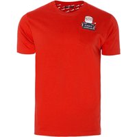 Shirts Vixen Bad Santa Novelty Christmas Shirt with Chest Pocket In Red