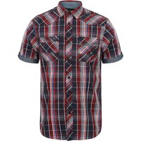 Shirts Garrix Checked Short Sleeve Shirt in Rio Red – Dissident Shirts Garrix Checked Short Sleeve Shirt in Rio Red – Dissident