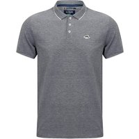 Polo Shirts Duthie Birdseye Pique Polo Shirt in Navy White – Le Shark