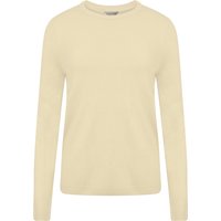 Jumpers Hallam Crew Neck Cashmillon Knitted Jumper in Clean Cream – Plum Tree