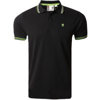 Polo Shirts Fenchurch Blackwall tipped black polo shirt Polo Shirts Fenchurch Blackwall tipped black polo shirt