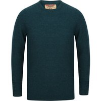 Jumpers Bate Wool Rich Knitted Jumper in Teal