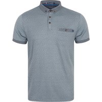 Polo Shirts Lapse Jacquard Polo Shirt with Chest Pocket In Dusty Blue – Le Shark Polo Shirts Lapse Jacquard Polo Shirt with Chest Pocket In Dusty Blue – Le Shark