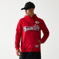 Kansas City Chiefs NFL Throwback Red Pullover Hoodie New Era Cap adult unisex Kansas City Chiefs NFL Throwback Red Pullover Hoodie New Era Cap adult unisex