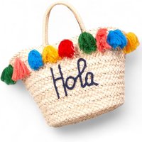 Hola Tassel Straw Bag