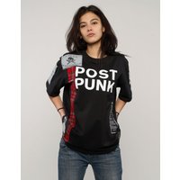 Underground Patched Post Punk Shirt in Black Underground Patched Post Punk Shirt in Black
