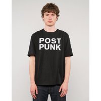 Underground Halfmoon Post Punk Shirt in Black