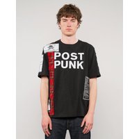 Underground Patched Post Punk Shirt in Black Underground Patched Post Punk Shirt in Black