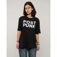 Underground Halfmoon Post Punk Shirt in Black