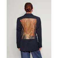 Party Back Blazer – Gold Sequin Party Back Blazer – Gold Sequin