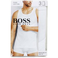 Boss Hugo Boss Triple pack White cotton Tank Top Vest