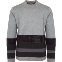 White Mountaineering Grey Contrast Border Mock Neck Jumper