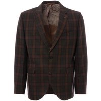 Gibson London Tartan Check Blazer – Sage
