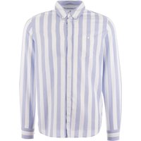 Norse Projects Anton Oxford Shirt – Pale Blue Wide Stripe Norse Projects Anton Oxford Shirt – Pale Blue Wide Stripe