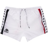 Kappa Authentic Baten Swim Shorts – White Kappa Authentic Baten Swim Shorts – White