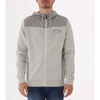 Boss Saggy Zip Through Hoodie – Grey Boss Saggy Zip Through Hoodie – Grey