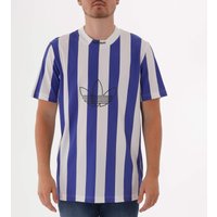 Adidas Originals Stripes Jersey Shirt – Active Blue & White