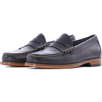 G.H. Bass Weejun Larson Burnished Leather Loafer – Navy .