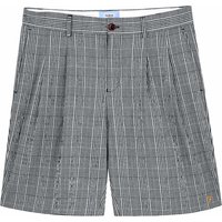 Farah Archive Casey Seersucker Check Shorts – Deep Black
