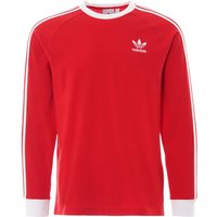 Adidas Originals -Stripes Long-Sleeve Top – Red Adidas Originals -Stripes Long-Sleeve Top – Red