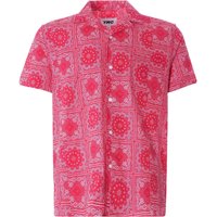 YMC Malick Cotton Bandana Print Shirt – Red YMC Malick Cotton Bandana Print Shirt – Red