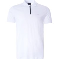 Emporio Armani Travel Essentials Tencel Blend Polo Shirt – Bianco