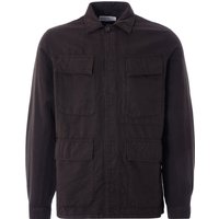 Universal Works MW Fatigue Jacket OD Linen Cotton Brown Universal Works MW Fatigue Jacket OD Linen Cotton Brown