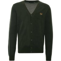Fred Perry Textured Cardigan – Hunting Green