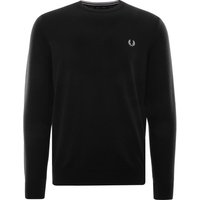 Fred Perry Classic Crew Neck Jumper – Black