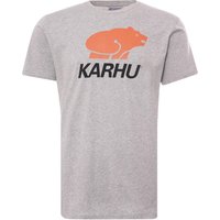 Karhu Basic Logo Shirt – Heather GreyBurnt Orange